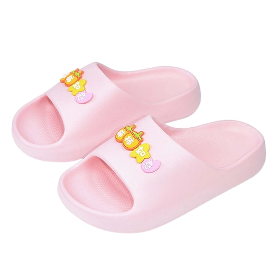 ZACPNCV Cloud Slides for Kids Pillow Slippers Super Soft Comfy Beach Pool Slippers Waterproof Non-Slip Shower Indoor Outdoor Shoes