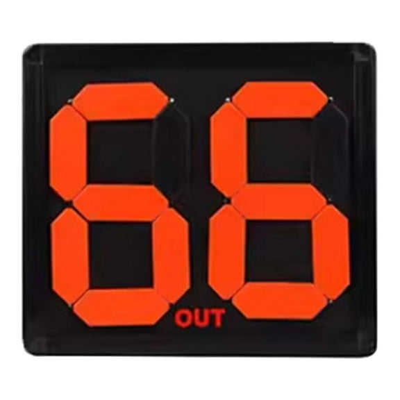 Baoblaze Soccer Football Substitution Board Vivid Colors Display Electronic Scoreboard