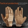 thumbnail image 5 of Guantes tácticos de dedo completo para entrenamiento con pantalla táctil, de combate, antideslizantes, para montar a caballo, para hombre, guantes deportivos protectores para exteriores, de dedo largo, 5 of 5