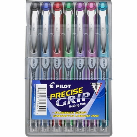 UPC: 0072838288646 | Pilot  PIL28864  Precise Grip Extra-Fine Capped Rolling Ball Pens  7 / Pack