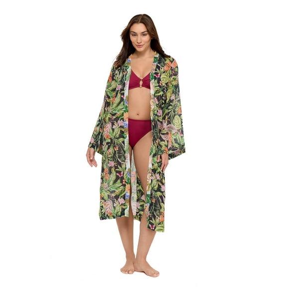 Sofia by Sofia Vergara Women's and Women's Plus Kimono Cover Up, Sizes XS-2X