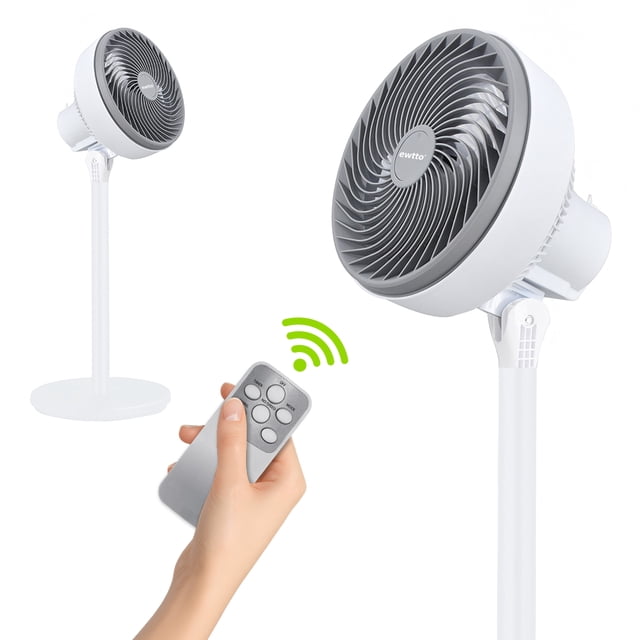 Ventilador EWTTO ET-Y3190-Plus – Regalo para Mamá en su Día – 5 aspas, 85W, 3 velocidades, oscilación 75°H y 50°V, temporizador, control remoto, alcance 9m
