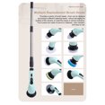thumbnail image 2 of 25W Cordless Electric Scrubber with 2-Speed Adjustment, Extendable Handle & 6 Interchangeable Brushes - 2000mAh Rechargeable Li-Battery for Home Kitchen, Bathroom, Glass, Car Cleaning (White), 2 of 6