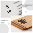 thumbnail image 2 of 30pcs Outdoor Tent Canopy Hooks Multi-Use Plastic Hooks for Tent Rope Fixing Windproof Tent Fixing Hooks Tent Rope Hangers, 2 of 8