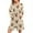 Beige, variant on Christmas Zip Up Robes for Women Plaid Short Bathrobe Lightweight Knee Length Housecoat with Pockets Nightgown