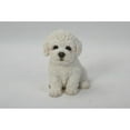 thumbnail image 2 of Hi-Line Gifts Bichon Frise Puppy Outdoor Garden Figurine - 6" - White, 2 of 5