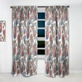 thumbnail image 2 of Designart 'Blossom Pink XLVIII' Floral Curtain Panel, 2 of 5