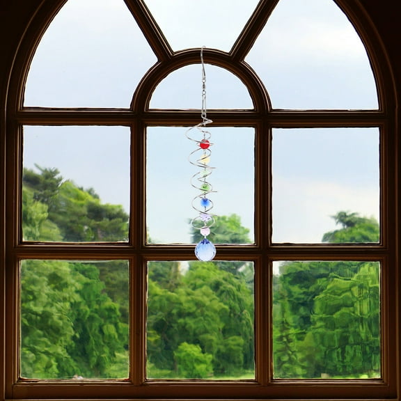 Masteelf  Crystal Sun Catchers Indoor Window Airplane Spinners Outdoor Miss