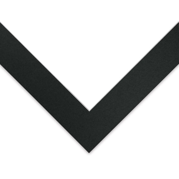 Blick Pre-Cut Mat - Raven Black, 16" x 20" (11-3/4" x 15-3/4" Opening)