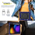 thumbnail image 6 of FJLBDE Case for Xiaomi Mi Pad 6/ Mi Pad 6 Pro 11 Inch 2023 with 360 Kickstand, Shoulder Strap Carrying Protective Cover, Navy Blue, 6 of 6