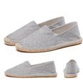 thumbnail image 2 of Closed Toe Canvas Slip on Flat Espadrilles Loafers for Men and Women, 2 of 3