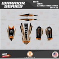thumbnail image 4 of Kalair GFX Graphics Kit for KTM Motocross 2-Stroke 125SX,150SX and 250SX (2019-2022) Warrior Series, 4 of 5