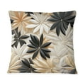 thumbnail image 3 of Designart "Serene Minimalist Florals in Black and White" Cottage Printed Throw Pillow, 3 of 5