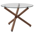 thumbnail image 3 of 5 Pc Round Contemporary Dining Set Grey, 3 of 5