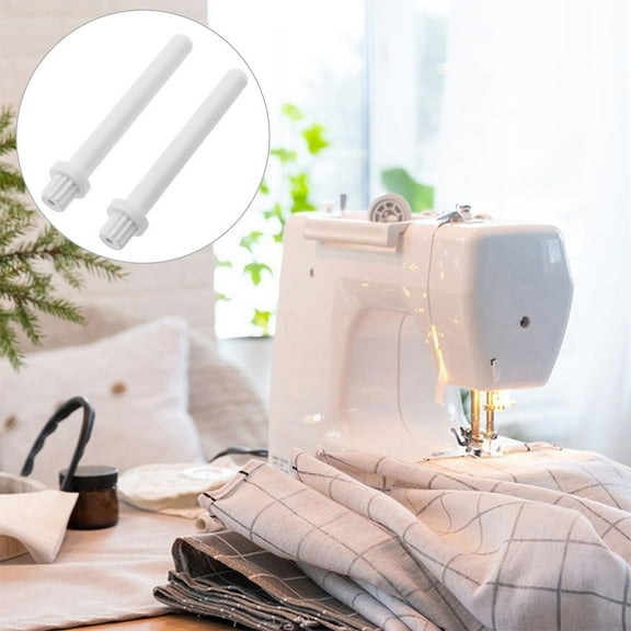 COMPUKAS Spool Holder for Sewing Machine White 3Pcs 2.2*0.4*0.4In