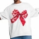 thumbnail image 4 of Camisetas informales de manga corta con lazo para hombre, camisetas gráficas para el Día de San Valentín, 4 of 8