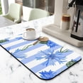thumbnail image 2 of Premium Grade Flower Coffee Drying Mat for Kitchen Absorbent, Reversible Diatom Mud Mat (19.5x12 inch) with Heat Resistance for Safe and Efficient Drying, 2 of 7