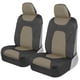 thumbnail image 1 of Fundas para asientos de coche Motor Trend AquaShield, parte delantera, beige, impermeables, 1 of 9