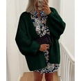 thumbnail image 6 of PRETTYGARDEN Womens Oversized Cardigan Sweaters Fall Long Lantern Sleeve Knit Open Front Lightweight Sweater, 6 of 10