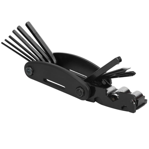 Herramienta de reparación de bicicletas, herramienta 16 en 1, herramienta de reparación para exteriores, herramienta de reparación multifunción para bicicletas diseñada para precisión