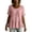 #01Pink, variant on Womens Summer Babydoll Tops Oversized Short Sleeve Crewneck T Shirts Casual Loose Plus Size Tunics Black 2XL