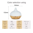 thumbnail image 4 of Humidifier Diffuser 400ml Essential Oil Diffuser LED Crack Design, 4 Timer Remote Control Ultrasonic Aromatherapy Diffusers for Essential Oils with Warm LED Color Lights, 4 of 6