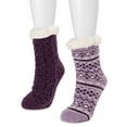 thumbnail image 5 of Muk Luks Women's Cabin Socks, 2-Pack, 5 of 5