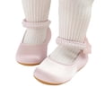 thumbnail image 4 of Fozruso Princess Shoes for Girls,Sizes 4 Toddler,Baby Girls First Walking Sandals Soft Sole Shoes With Pearl For Fall Dance, 4 of 7