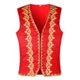 thumbnail image 1 of Mens Halloween V Neck Jacket With Decorative Vest Party Apparel, 1 of 7