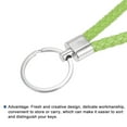 thumbnail image 3 of Uxcell Braided Leather Keychain, 4 Pack PU Key-Ring Lanyard Strap, 4 Colors, 3 of 5