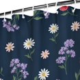 thumbnail image 3 of Pioneer Flower Floral Print Pattern Shower Curtain 72"x72", Bathroom Decorative Shower Curtain Set with 12 Hooks, Waterproof Washable, 3 of 6