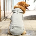 thumbnail image 4 of Winter Dog Hoodie Sweaters with Pockets Warm Dog Clothes for Small Dogs Coat Clothing Puppy cat Custume, 4 of 8