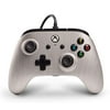 PowerA - Enhanced Wired Controller for Xbox One - Brushed Aluminum (Non-Retail Packaging)