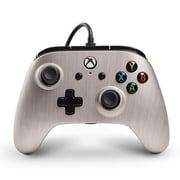 PowerA - Enhanced Wired Controller for Xbox One - Brushed Aluminum (Non-Retail Packaging)