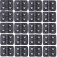 thumbnail image 1 of 10PCS Small Hinges Mini Plastic Black Door Bearing Butt Cabinet ABS Hinge, 1 of 1