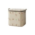 thumbnail image 2 of Bolsa De Almacenamiento De Tela Bolsa de almacenamiento de tela color caqui con asas reforzadas, bolsa de embalaje extragrande para ropa y edredones, cremallera doble reforzada (1 pieza). Rkxzt, 2 of 9