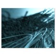 thumbnail image 2 of Fractal 3D Bottom Stripes - Abstract Canvas Art Print, 2 of 3