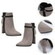 thumbnail image 5 of 1 par de botas cortas para mujer, botines de moda para dama, elegantes zapatos de tacón grueso, 5 of 6
