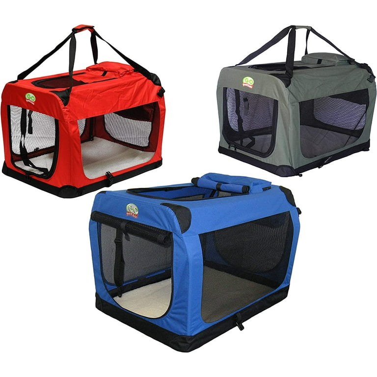 Go Pet Club Soft Pet Crate Blue