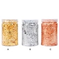 thumbnail image 4 of 10g Foil Paper DIY Shiny Gold Leaf Flake Luxury Resin Art Decoration Handicrafts Gilding Decoration Jewelry Making Supplies  Silver foil, 4 of 9
