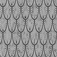 thumbnail image 1 of Ahgly Company Indoor Square Patterned Ash Gray Area Rugs, 6' Square, 1 of 6