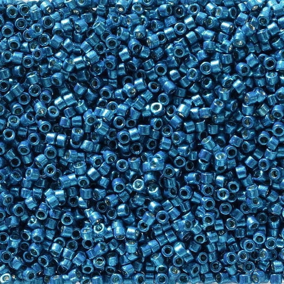 Miyuki Delica Seed Beads DB2514 11/0 Duracoat Galvanized Dark Capri Blue 7.2 Grams