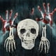 thumbnail image 2 of Decoración de Halloween Calavera Calavera Decoración de jardín, Halloween Creativo Graaughty Enterrado Living Calavera Calavera Patio Césped Decoraciones brillar Electrónica, 2 of 5