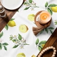 thumbnail image 3 of Yellow Lemon Summer Table Runner 108 Inches, Farmhouse Tropical Fruit Watercolor Bed Runner Dresser Scarves Tabletop for Indoor Outdoor Parties/Ceremony/Banquet, 13"x 108", 3 of 9