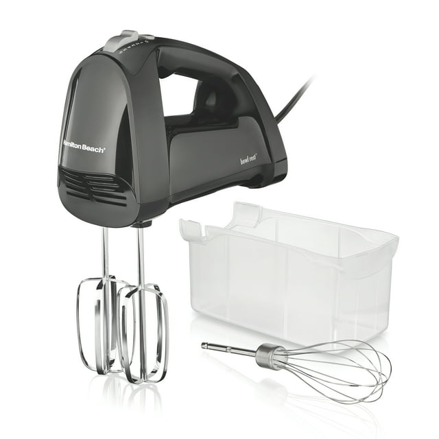 HB 6 Speed Corded Hand Mixer with Quick Burst, Black