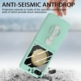 thumbnail image 2 of ELEHOLD Case for Samsung Galaxy Z Flip 7, 360° Ring Stand Shockproof Rigid Plastic Phone Case with Screen Protector,Mint, 2 of 9