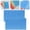 Blue, variant on Juaoua 10Pcs Plastic File Folders,L Shaped Clip Test Paper File Folder,Letter Size Clear Project Sleeves,Ideal For Business Events,Offices And Home,12.2"×8.7",Red