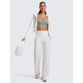 thumbnail image 3 of Sujetador deportivo CRZ YOGA Butterluxe para mujer, espalda en Y, verde, talla S, 3 of 5