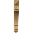 thumbnail image 2 of Ekena Millwork 6"W x 40"D x 44"H Merced Arts & Crafts Rough Sawn Bracket, Western Red Cedar, 2 of 4