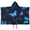 Black Blue Butterfly, variant on Black Blue Butterfly Pattern Hooded Bath Towel，50"x30" for Ages 3 To 12 Kids, Quick Dry Lightweight Soft Microfiber Hood Beach Towel Cover Up for Kids